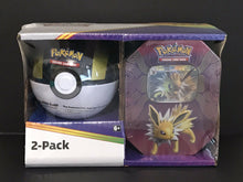 Load image into Gallery viewer, Pokemon Eevee Elemental Power Tin & Pokeball Bundle