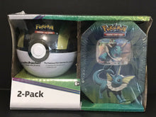 Load image into Gallery viewer, Pokemon Eevee Elemental Power Tin & Pokeball Bundle