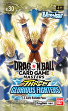 Load image into Gallery viewer, Dragon Ball Super Three Glorious Fighters Booster Pack
