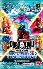 Load image into Gallery viewer, Dragon Ball Super Impact Beyond Dimensions Booster Pack
